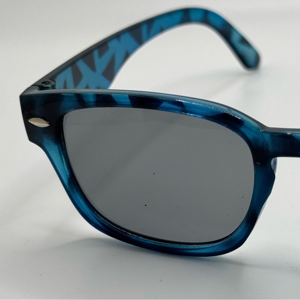 Blue Patterned Sunglasses - Picture 3 of 7